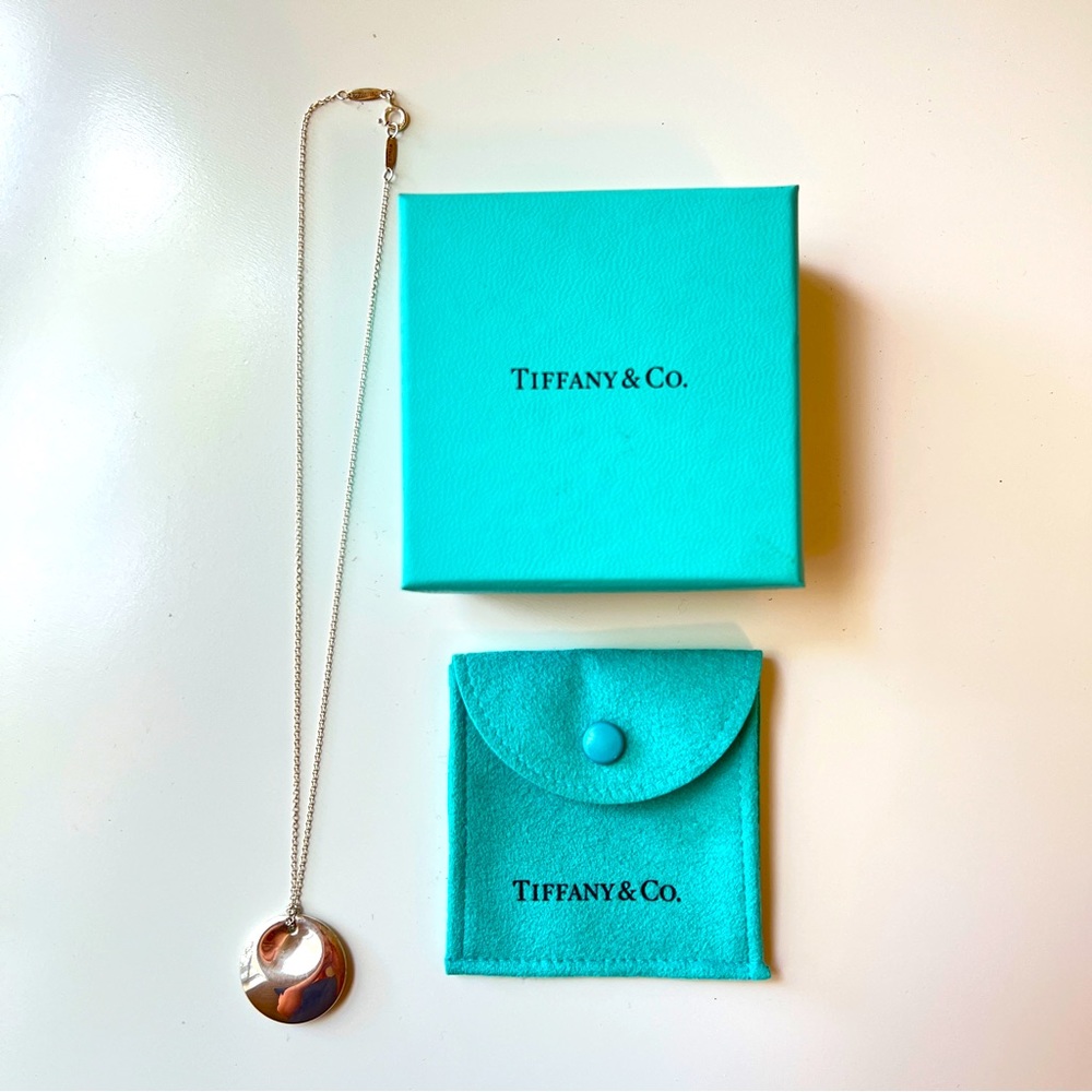 Tiffany & Co. Elsa Peretti Sterling Silver Round Pendant - Picture 2 of 8